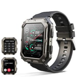 Outdoor Sport Smart Watch Men Bluetooth Call Smartwatch IP68 Waterproof Military