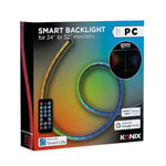Konix Bandes lumineuses gaming LED Smart Monitor Backlight pour écran PC 24" à 32" - Éclairage RGBIC personnalisable - Synchronisation audio