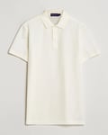 Ralph Lauren Purple Label Monogram Logo Polo Off White