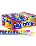 40 Rullar Mentos Fruit - Hel Låda