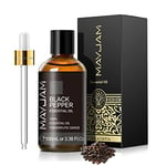 MAYJAM Black Pepper Essential Oils 100ML, Black Pepper Oil for Diffuser, Humidifier, DIY, Home, Office