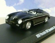 1/43 GREENLIGHT DIECAST 1958 PORSCHE 356 SPEEDSTER SUPER IN BLACK STEVE MCQUEEN