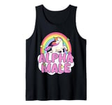 Alpha Male Cute Funny Unicorn Tank Top