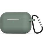 Apple Airpods Pro Charging Case Deksel m. Karabinkrok - Grønn