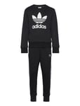 Adidas Originals Trefoil Crew Se Svart