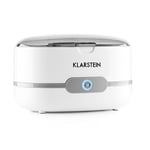 Klarstein Superpure Nettoyeur ultrason (ultrason : 42 kHz, idéal pour lunettes et bijoux, fonctionne à l'eau du robinet, corbeille de nettoyage) - blanc