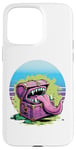 iPhone 15 Pro Max Monster chest sharp teeth long tongue horror fantasy monster Case