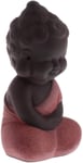 Pillowcase Petites Statues de Bouddha Moine décoration de Club de Maison Figurines de Sable Violet thé Sculpture pour Animal de Compagnie décor de Bureau - Bouddha Rose 7.6x4.5cm