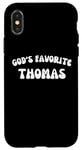 Coque pour iPhone X/XS Thomas préféré de Dieu - Religieux chrétien drôle