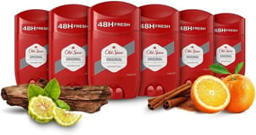 6 PACK - Old Spice ORIGINAL Deodorant Stick 50ml