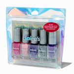 Claire's Y2K Princess Scented Peel Off Nail Polish Set - 5 Pack