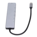 USB C -keskitin 6 in 1 PD -pikalataus 87 W monitoiminen Type C - HD Multimedialiitäntä USB3.0 USBC RJ45 USB-jakaja