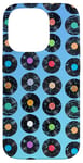 Coque pour iPhone 14 Pro Disque vinyle rétro LP Music Art, DJ Musicien Style graphique