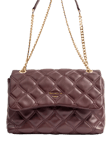 Paradox London Oberon Quilted Shoulder Bag, Burgundy