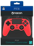 PS4 Nacon Compact Controller - Red | New