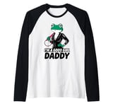 Frog I'm A Good Girl Daddy Stuff Cute Frog Things Raglan Baseball Tee