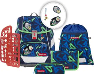 Step by Step 213415 2IN1 PLUS School Bag Set "Soccer Ben", 6 pieces