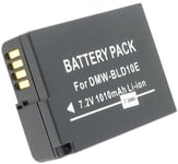 Batteri til DMW-BLD10GK for Panasonic, 7.2V (7.4V), 1010 mAh