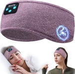 Casque de Sommeil Casque Bandeau Bluetooth, Casque de Sommeil à très Longue durée d'écoute avec Haut-parleurs HD Hi FI intégrés, Parfait pour l'entraînement, Le Yoga, Les Voyages, la méditation