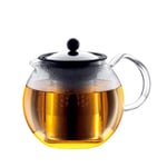 Bodum 1801-16 ASSAM Tea Press , Permanent Filter, Glass Handle, 1.0 L/34 oz) -