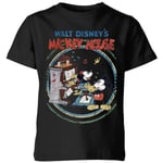 Disney Retro Poster Piano Kids' T-Shirt - Black - 7-8 Years - Black