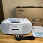 SONY CFD-S70 W CD Radio Cassette Recorder Audio System White Japanese New