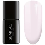 Semilac Vernis à ongles gels semi-permanents UV 385 Pastel Pink Sky 7ml