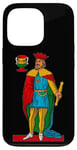 Coque pour iPhone 13 Pro Scorpa/Briscola King of Cups Re di tazze Italian Jeu de cartes