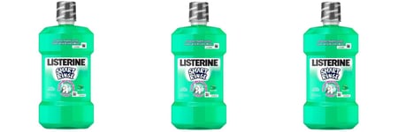 Listerine Smart Rinse Mouthwash for Kids 6+ Mild Mint 250ml x 3