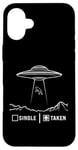 iPhone 16 Plus single taken alien UFO valentine's day single man UFO alien Case