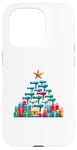 Coque pour iPhone 15 Pro Christmas Tree Sèche-cheveux Coiffure Coiffeur Coiffeuse