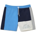 Maillots de bain Lacoste  SHORT DE BAIN COLOR-BLOCK  HERITAGE AVEC CROCODILE CO