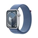 Watch S9 GPS 41mm Silver Alu Case Winter Blue Sport Loop