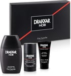 Guy Laroche Drakkar Noir Gift Set - 100ml EDT, Deodorant Stick & Shower Gel