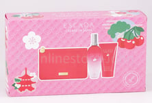 Escada - Cherry IN Japan Set 100ml EDT+150ml Body Cream + Bag/Clutch