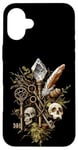 iPhone 16 Plus Crystal skull and key motif - Goblincore Case