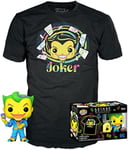 Funko Pop & T-Shirt Joker Blacklight Batman Anime Size T-Shirt Adult Large New