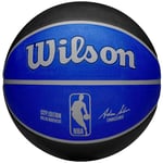 Wilson Ballon de Basketball NBA Team City Edition Dallas Mavericks, Taille 7, Bleu/Noir