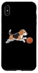 Coque pour iPhone XS Max Beagle jouant au basket-ball Beagles Chien