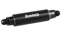 Summit Racing SUM-230121B bränslefilter AN12, 100 micron, svart