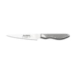 Global Knives 12cm Utility Serrated Knife, CROMOVA 18 Stainless Steel, Multiuse Knife, GS-108/SE