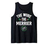 The More The Merrier Cute Pregnancy Christmas Pregnant Women Tank Top