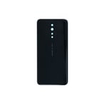 Vitre arrière ( Cache batterie) avec adhésive pour Oppo Reno Z Noir HQ