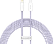 Baseus Dynamic 2 Series Usb-C - Lightning 20W 480Mbps Fast Charging Cable 2M Purple