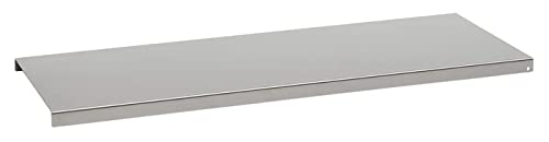 Wesco Rack System Smart Étagère 120 en aluminium revêtu par poudre flexible extensible Couleur : argenté/1158 x 208 x 16 mm A74501120-03