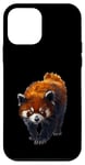 Coque pour iPhone 12 mini Panda rouge