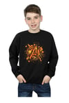 Avengers Assemble Halloween Spider Logo Sweatshirt