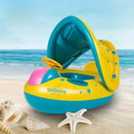 Parasol Baignoire Bouée Gonflable Bébé Enfant Solaire Anti-Uv Avec Volant