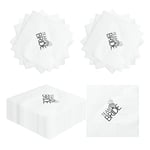 NeutypeChic Team Bride Lot de 50 serviettes décoratives de table en papier pour femme, décoration de table JGA, enterrement de vie de jeune fille, enterrement de vie de jeune fille