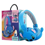 Disney Lilo & Stitch Barnens Pojkar Flickor Bluetooth Trådlösa Hörlurar Fällbara Headset Mjuka Öronkuddar Hörlurar Julgåvor Blue